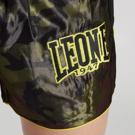 Leone CAMO thai/kick FIGHT SHORTS -GREEN